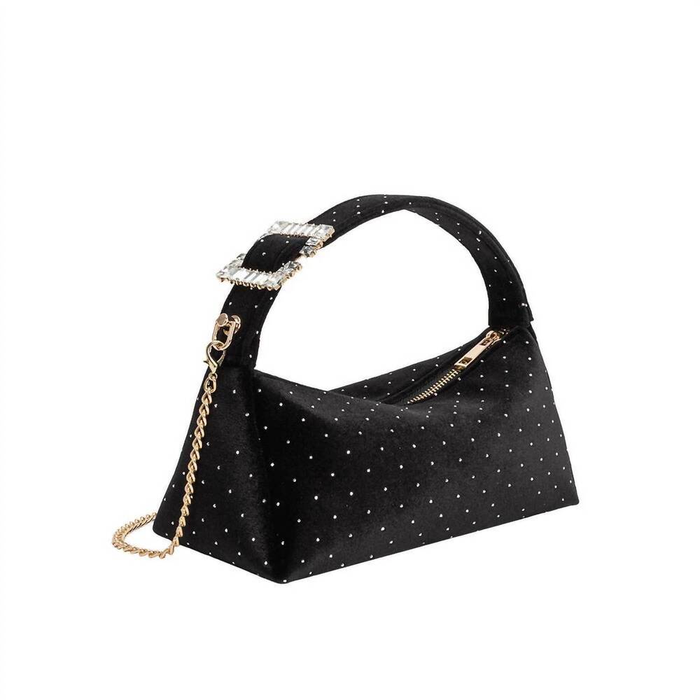 NEW MELIE BIANCO women's velvet crossbody bag in shanice